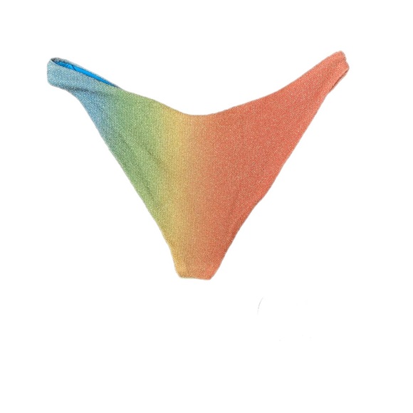 Free People DESERT OMBRE SHINE Beach Riot Island Bikini Swim Bottoms large nwt - Picture 4 of 7